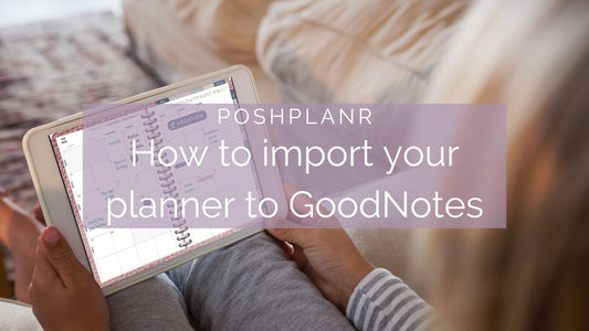 How to import your planner to GoodNotes